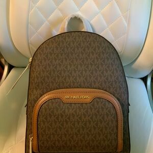 Michael Kors Brown Backpack